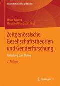 Weinbach / Kahlert |  Zeitgenössische Gesellschaftstheorien und Genderforschung | Buch |  Sack Fachmedien