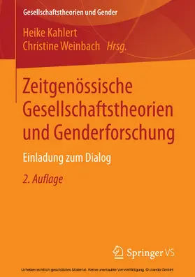 Kahlert / Weinbach |  Zeitgenössische Gesellschaftstheorien und Genderforschung | eBook | Sack Fachmedien
