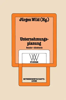 Wild |  Unternehmungsplanung | Buch |  Sack Fachmedien