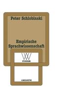 Schlobinski |  Schlobinski, P: Empirische Sprachwissenschaft | Buch |  Sack Fachmedien