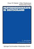 Gabriel / Niedermayer / Stöss |  Parteiendemokratie in Deutschland | Buch |  Sack Fachmedien