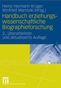 Krüger / Marotzki |  Handbuch erziehungswissenschaftliche Biographieforschung | eBook | Sack Fachmedien