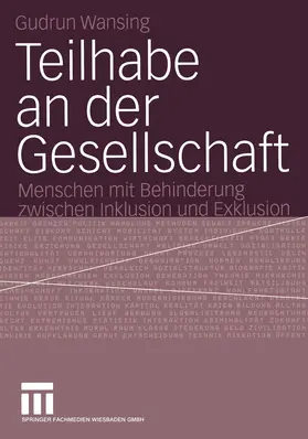 Wansing |  Teilhabe an der Gesellschaft | eBook | Sack Fachmedien