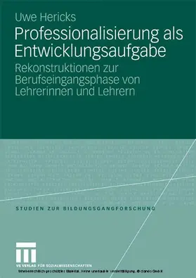 Hericks | Professionalisierung als Entwicklungsaufgabe | E-Book | sack.de