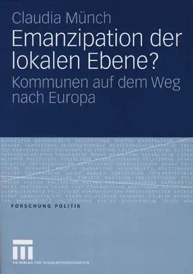 Münch | Emanzipation der lokalen Ebene? | E-Book | www.sack.de