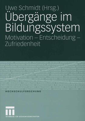 Schmidt | Übergänge im Bildungssystem | E-Book | sack.de