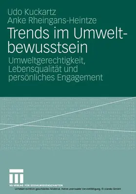 Kuckartz / Umweltbundesamt / Rheingans-Heintze | Trends im Umweltbewusstsein | E-Book | www.sack.de