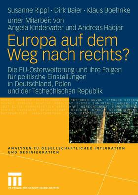 Rippl / Baier / Boehnke | Europa auf dem Weg nach rechts? | E-Book | sack.de
