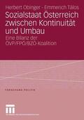 Obinger / Talos |  Sozialstaat Österreich zwischen Kontinuität und Umbau | eBook | Sack Fachmedien