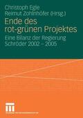 Egle / Zohlnhöfer |  Ende des rot-grünen Projekts | eBook | Sack Fachmedien