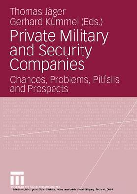 Jäger / Kümmel |  Private Military and Security Companies | eBook | Sack Fachmedien