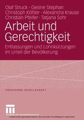 Struck / Stephan / Köhler |  Arbeit und Gerechtigkeit | eBook | Sack Fachmedien