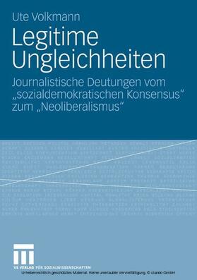 Volkmann | Legitime Ungleichheiten | E-Book | sack.de