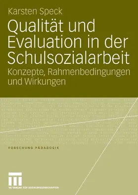 Speck | Qualität und Evaluation in der Schulsozialarbeit | E-Book | www.sack.de