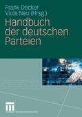 Decker / Neu |  Handbuch der deutschen Parteien | eBook | Sack Fachmedien