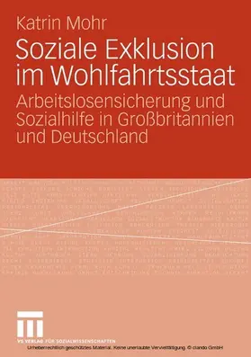 Mohr | Soziale Exklusion im Wohlfahrtsstaat | E-Book | www.sack.de