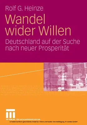 Heinze | Wandel wider Willen | E-Book | www.sack.de