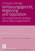Hönnige / Honnige |  Verfassungsgericht, Regierung und Opposition | eBook | Sack Fachmedien