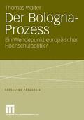 Walter |  Der Bologna-Prozess | eBook | Sack Fachmedien