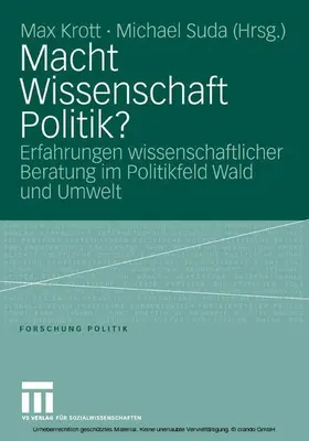 Krott / Suda |  Macht Wissenschaft Politik? | eBook | Sack Fachmedien