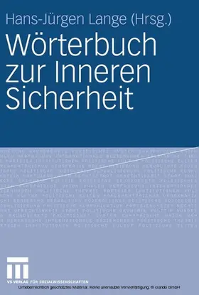 Lange / Gasch | Wörterbuch zur Inneren Sicherheit | E-Book | sack.de