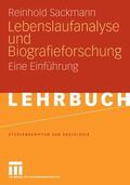 Sackmann |  Lebenslaufanalyse und Biografieforschung | eBook | Sack Fachmedien
