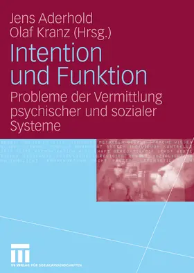 Aderhold / Kranz |  Intention und Funktion | eBook | Sack Fachmedien