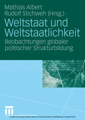 Albert / Stichweh | Weltstaat und Weltstaatlichkeit | E-Book | www.sack.de
