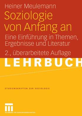 Meulemann | Soziologie von Anfang an | E-Book | sack.de