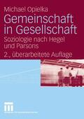 Opielka |  Gemeinschaft in Gesellschaft | eBook | Sack Fachmedien