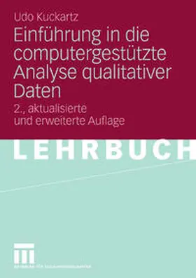 Kuckartz |  Einführung in die computergestützte Analyse qualitativer Daten | eBook | Sack Fachmedien