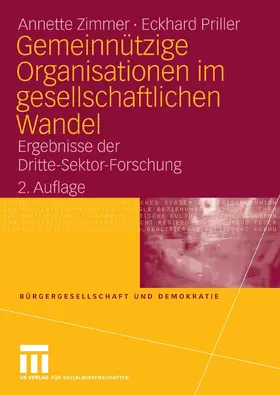 Zimmer / Priller |  Gemeinnützige Organisationen im gesellschaftlichen Wandel | eBook | Sack Fachmedien