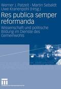 Patzelt / Kranenpohl / Sebaldt |  Res publica semper reformanda | eBook | Sack Fachmedien