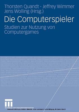 Quandt / Wimmer / Wolling | Die Computerspieler | E-Book | sack.de