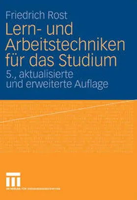 Rost |  Lern- und Arbeitstechniken für das Studium | eBook | Sack Fachmedien