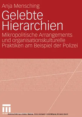 Mensching |  Gelebte Hierarchien | eBook | Sack Fachmedien