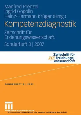 Prenzel / Gogolin / Krüger |  Kompetenzdiagnostik | eBook | Sack Fachmedien