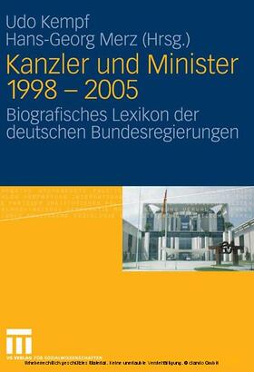 Kempf / Merz | Kanzler und Minister 1998 - 2005 | E-Book | sack.de