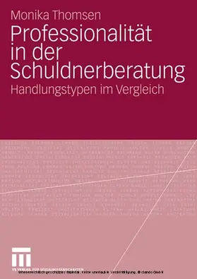 Thomsen |  Professionalität in der Schuldnerberatung | eBook | Sack Fachmedien