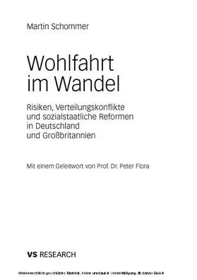 Schommer | Wohlfahrt im Wandel | E-Book | www.sack.de