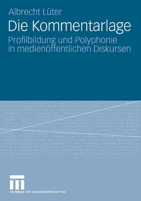 Lüter |  Die Kommentarlage | eBook | Sack Fachmedien