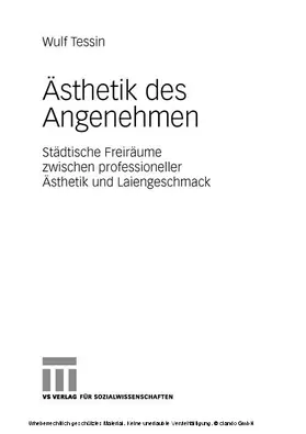 Tessin |  Ästhetik des Angenehmen | eBook | Sack Fachmedien