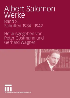 Gostmann / Wagner |  Albert Salomon Werke | eBook | Sack Fachmedien
