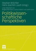 Bröchler / Lauth |  Politikwissenschaftliche Perspektiven | eBook | Sack Fachmedien