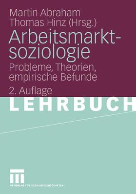 Abraham / Hinz | Arbeitsmarktsoziologie | E-Book | sack.de