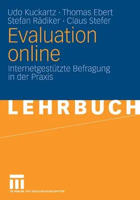 Kuckartz |  Evaluation online | eBook | Sack Fachmedien