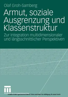 Groh-Samberg |  Armut, soziale Ausgrenzung und Klassenstruktur | eBook | Sack Fachmedien