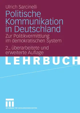 Sarcinelli |  Politische Kommunikation in Deutschland | eBook | Sack Fachmedien