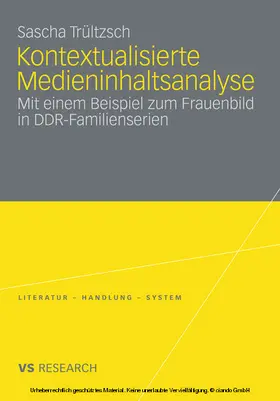 Trültzsch |  Kontextualisierte Medieninhaltsanalyse | eBook | Sack Fachmedien