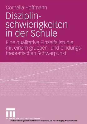 Hoffmann | Disziplinschwierigkeiten in der Schule | E-Book | www.sack.de